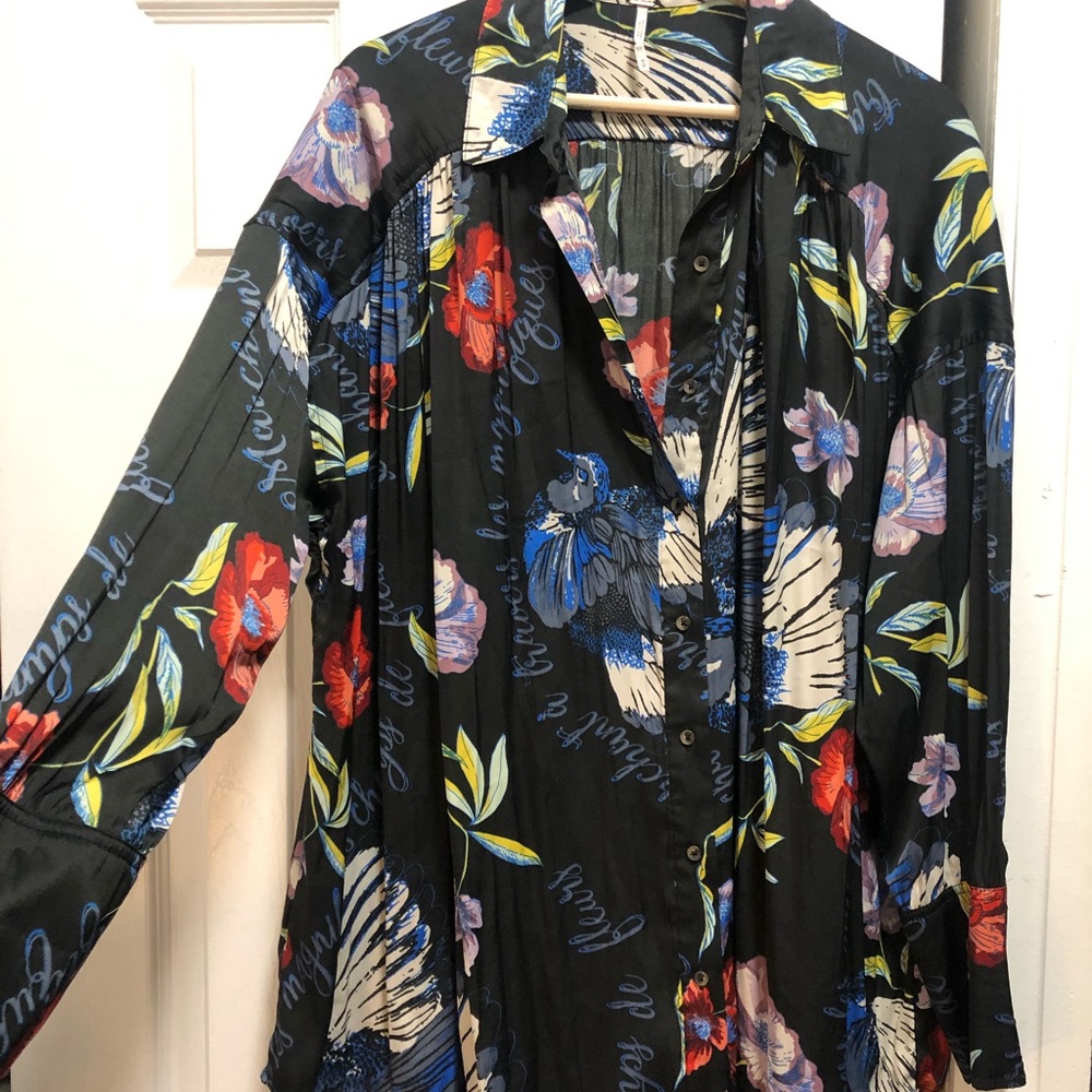 Free People Button Down Blouse